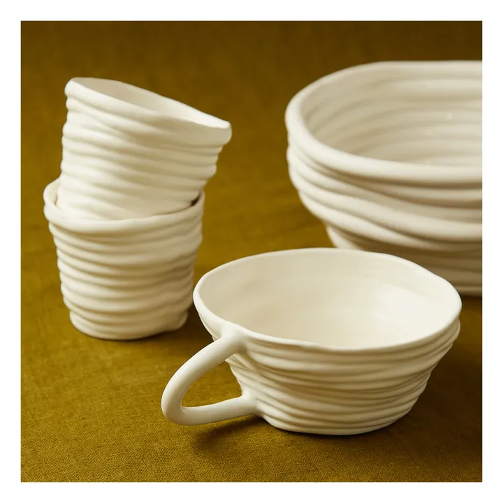 Cole & Cinder Tasse Silk | Blanc
