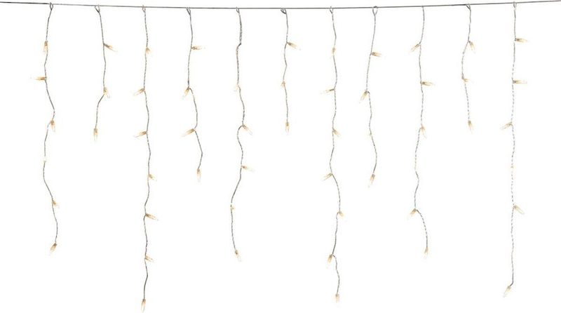 IJspegelverlichting voor buiten - 200 LED's - 5 meter - Transparante kabel - Kerstverlichting - IP44
