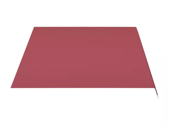 Tissu de remplacement pour auvent Bordeaux rouge 4,5x3 m