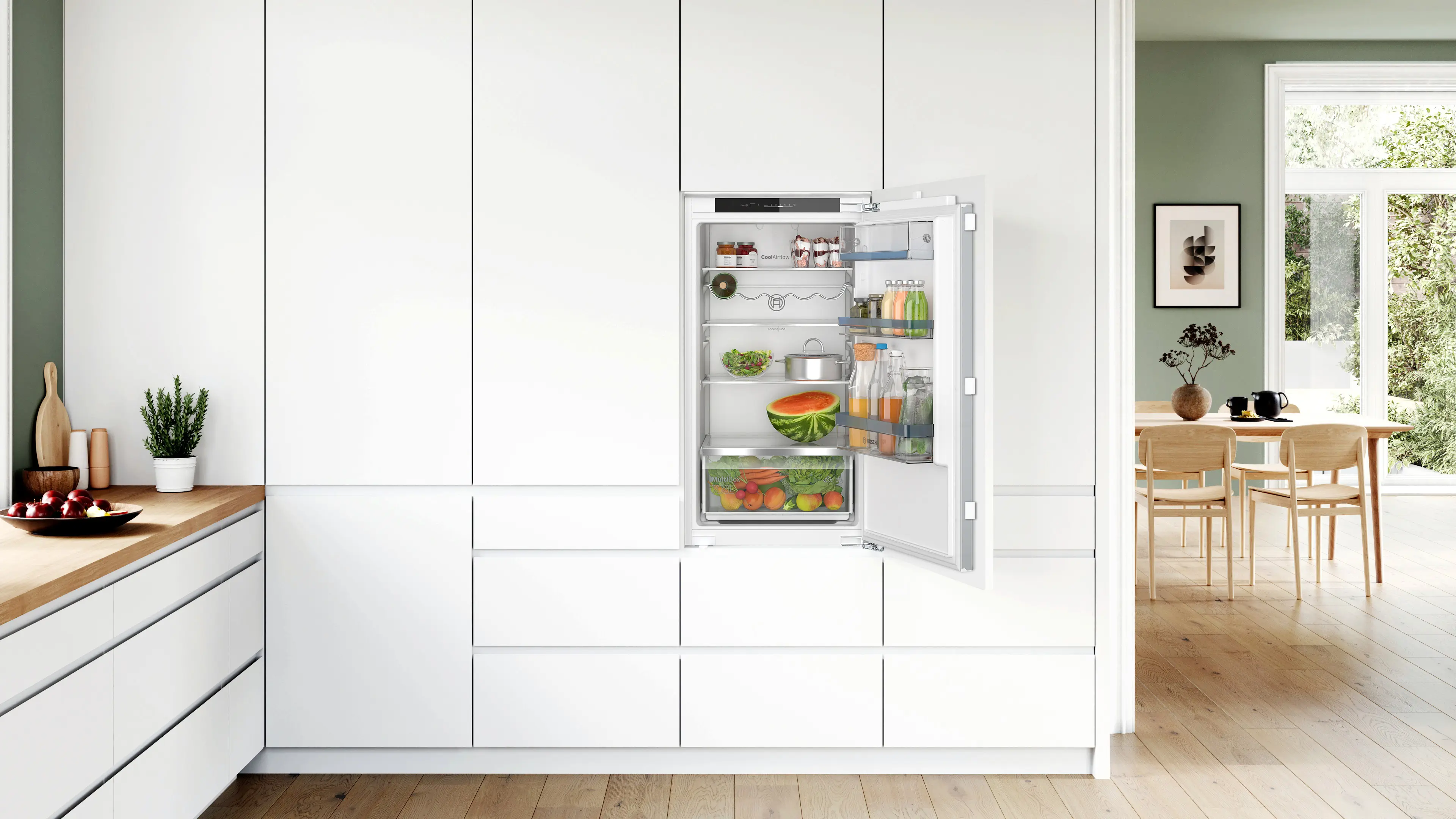 Serie 4 Inbouw koelkast 102.1 x 54.1 cm Vlakscharnier