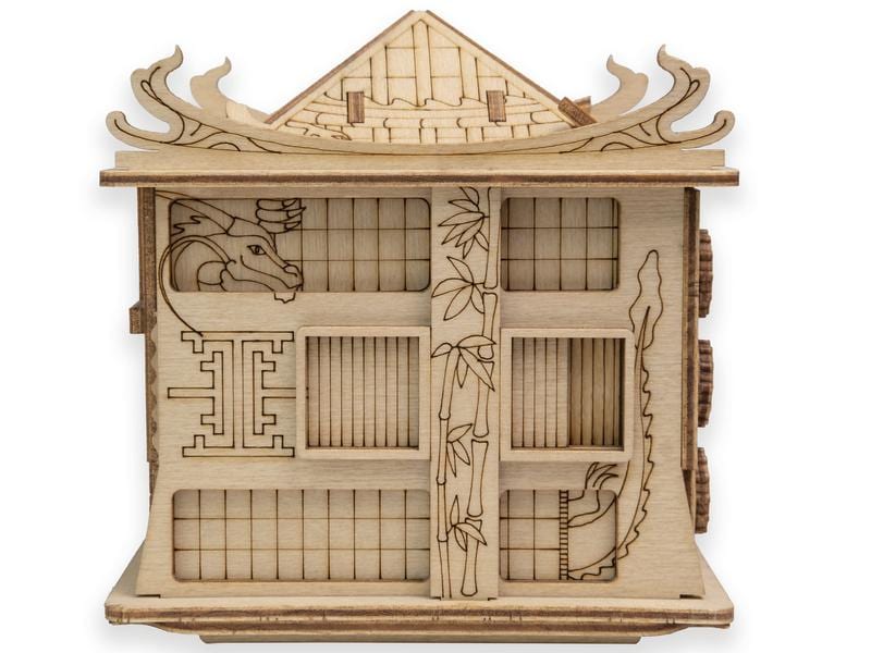Escape Welt Rätselspiel House of the Dragon Ein spannendes Escape-Spiel als kompakte Puzzle-Box aus Holz