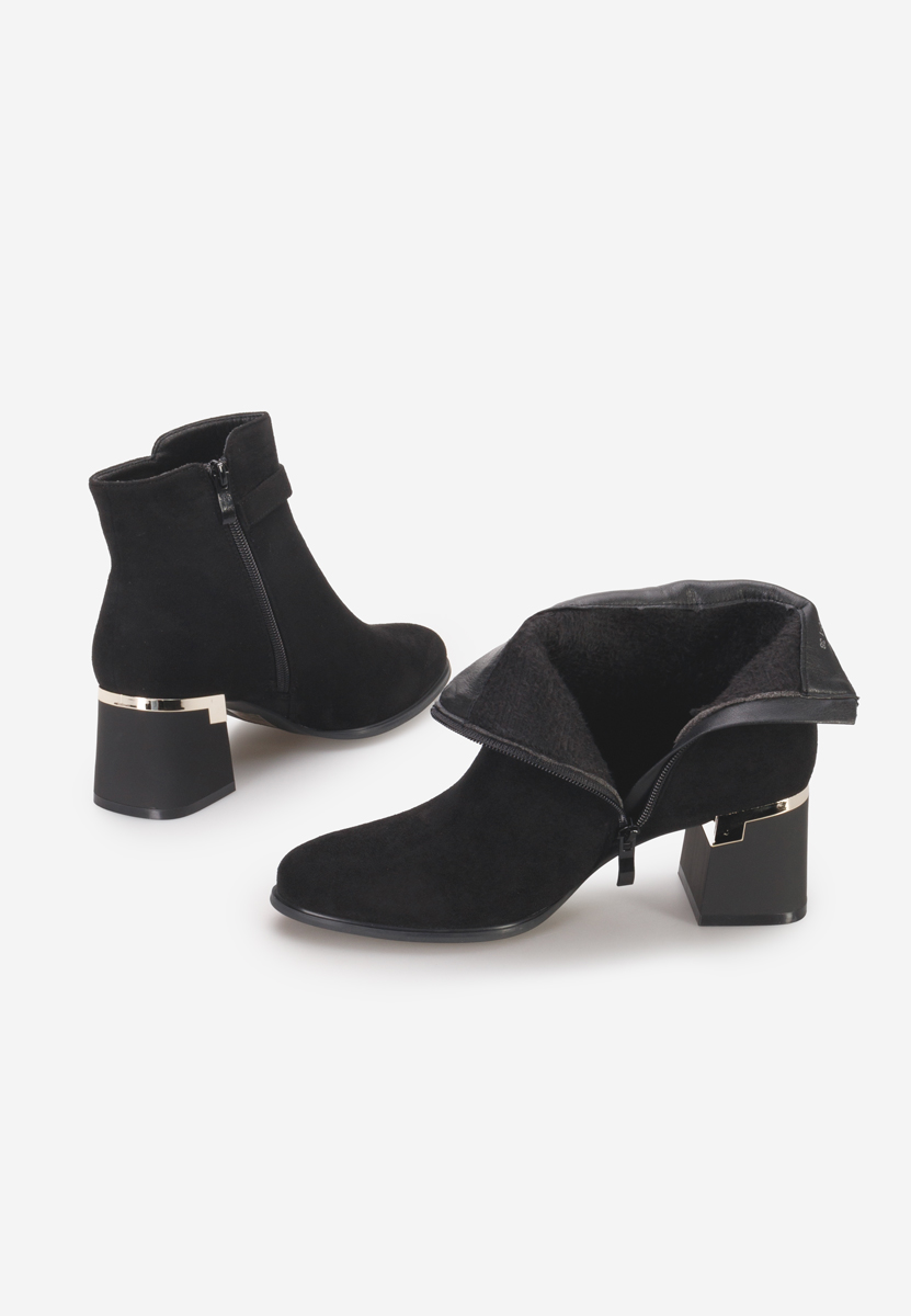 Bottines élégantes noires Agrapa