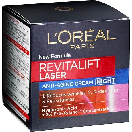 Anti-age natcreme m. hyaluronsyre og pro-xylane