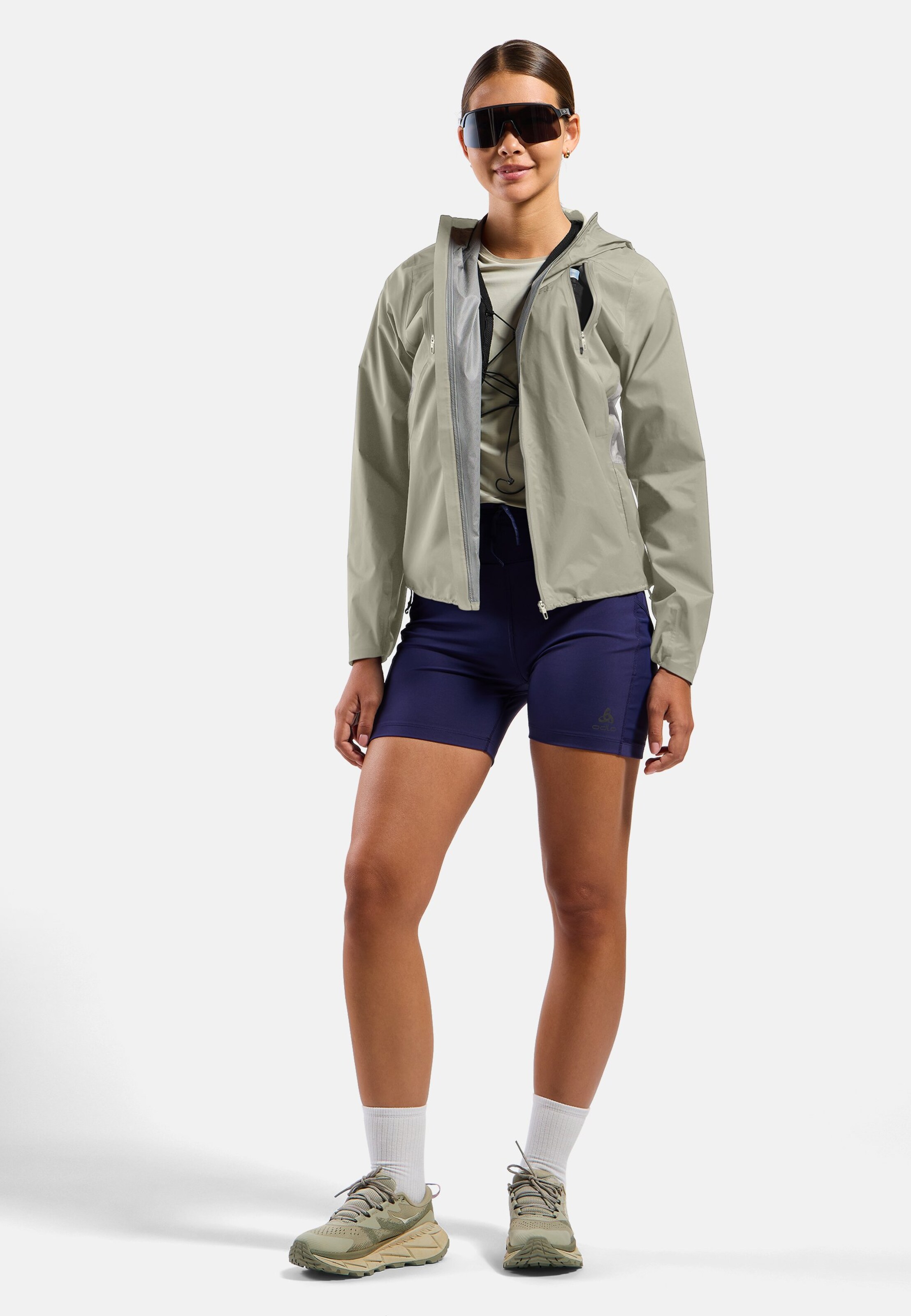 Wasserdichte X-Alp Pro 2.5L Jacke in agate gray