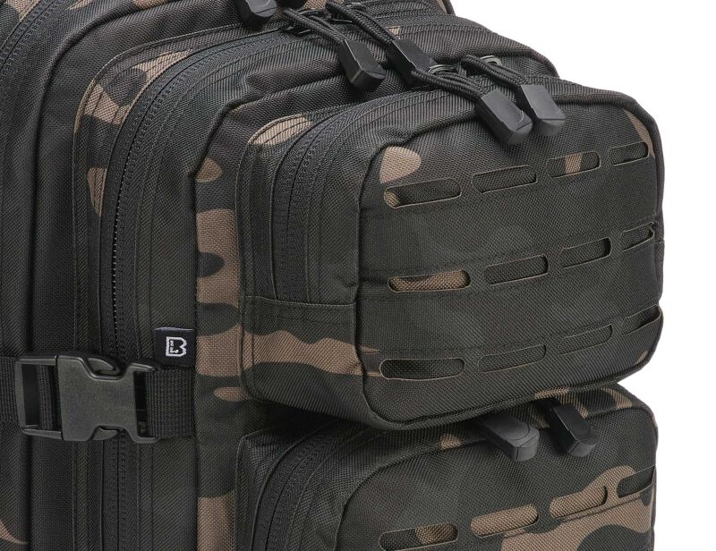 US Cooper Lasercut - Sac à Dos Médium Camouflage Sombre | Brandit Sac à dos