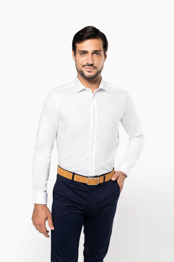 Kariban Premium PK502 - Chemise Oxford pinpoint manches longues homme