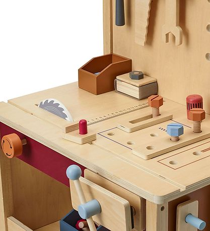 Kids Concept Werkzeugbank - 39 Teile - Holz