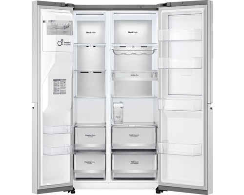 LG GSJV91BSAE Side-by-Side koelkast (B x H x D): 913 x 1790 x 735 mm