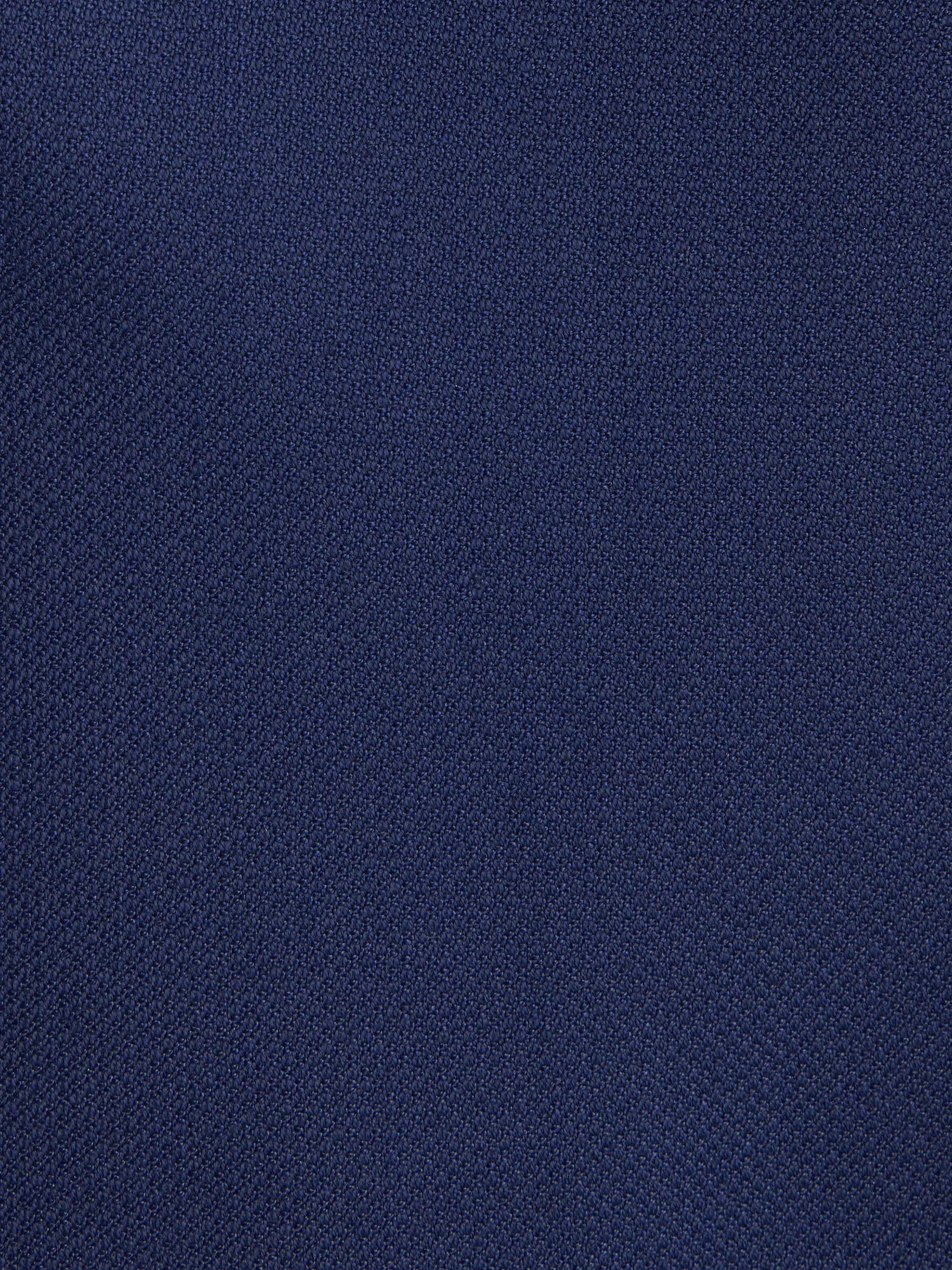 Helderblauw - Tailored fit - Kostuum met textuur: colbert