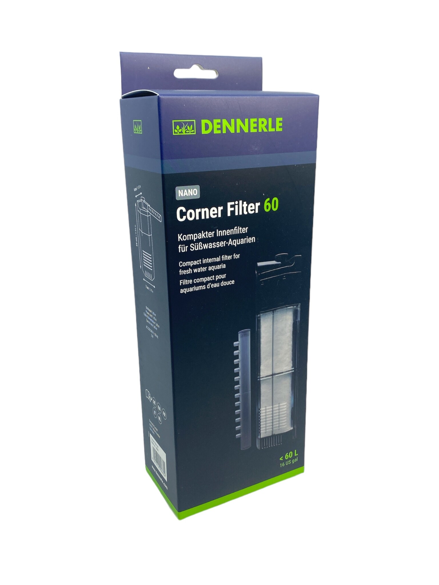 Dennerle Nano Clean Hoekfilter XL
