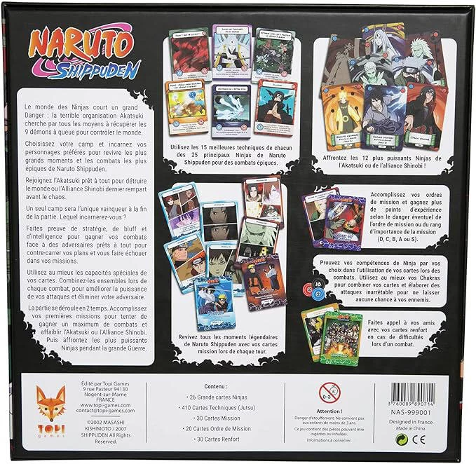 NARUTO SHIPPUDEN - COMBATS DE NINJAS