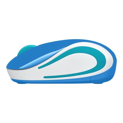 Logitech M187 - Mini souris sans fil - bleu