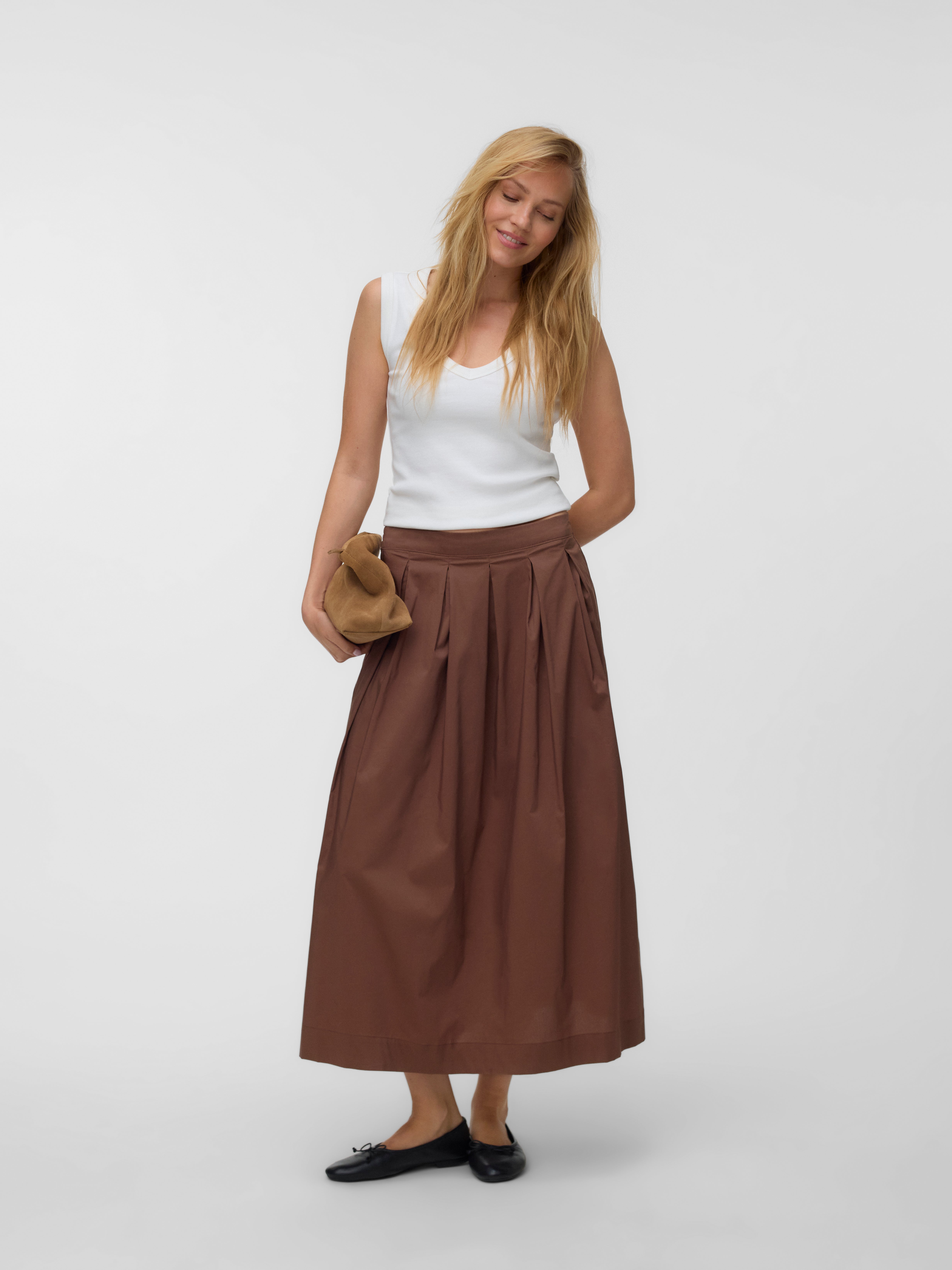 VMLOTUS Mid waist Lange rok