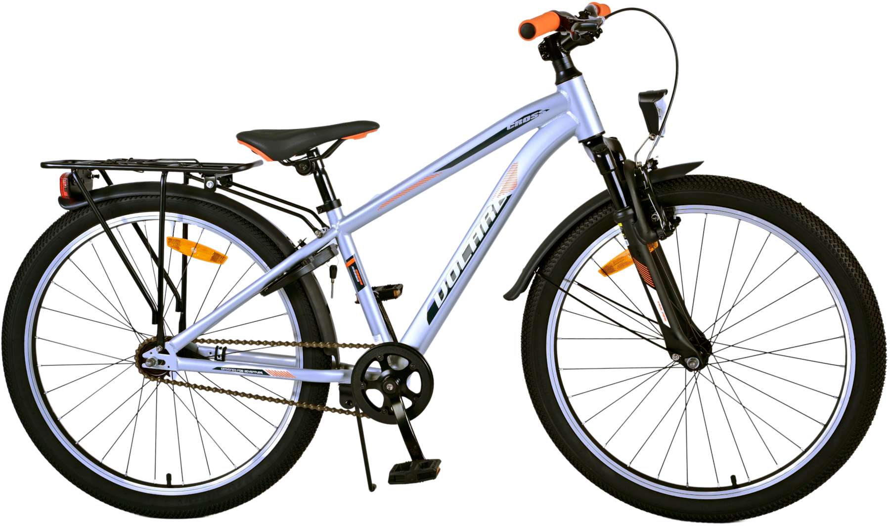 TPFSports Cross Kinderfahrrad - Jungen - Rücktritt + Handbremse - 24 Zoll - Blau