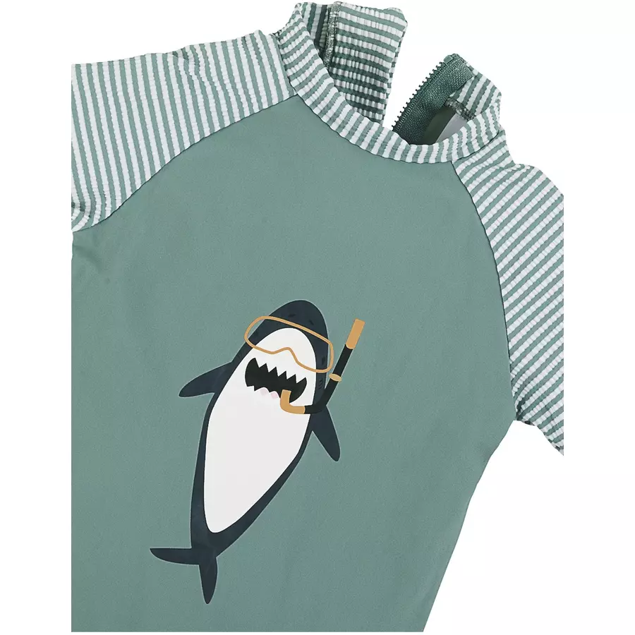 Sterntaler Schwimmanzug Hai dunkelgrün