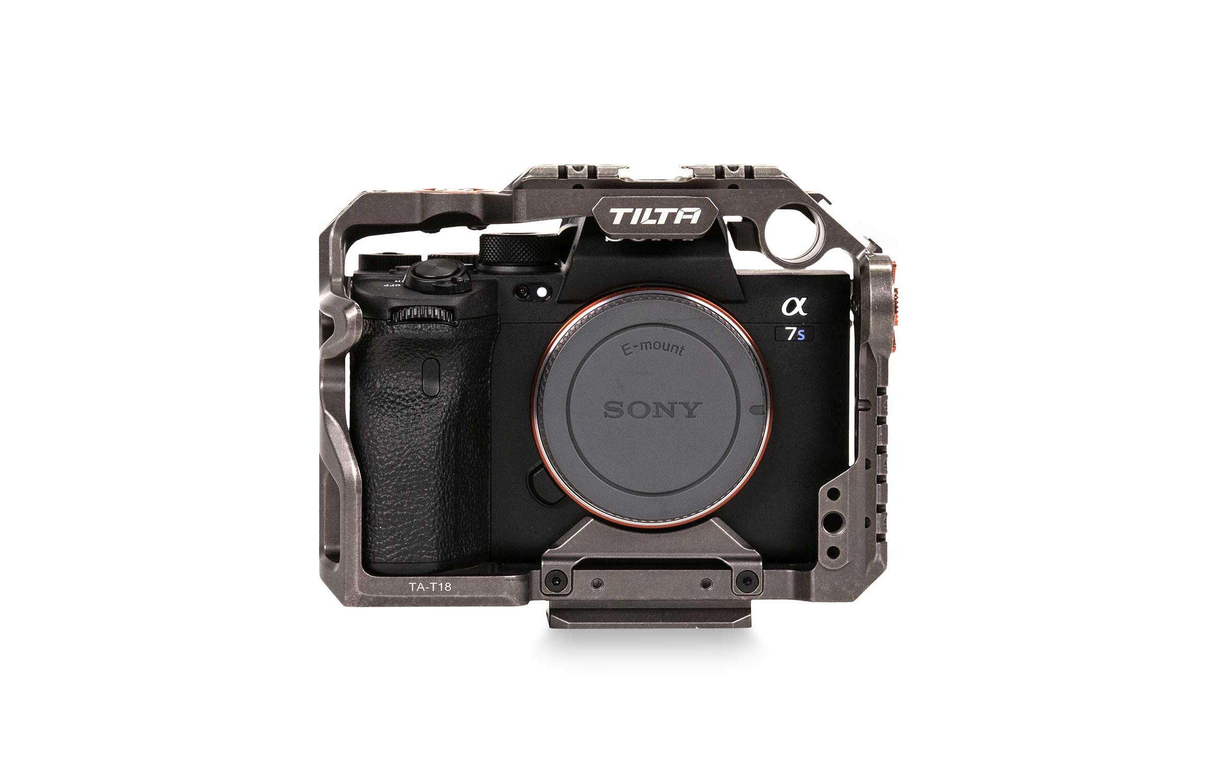 Cage Full Camera Cage für Sony Alpha 7S III Tactical Gray<br>Minimiert Verschleiss und Abnutzung im Laufe der Zeit