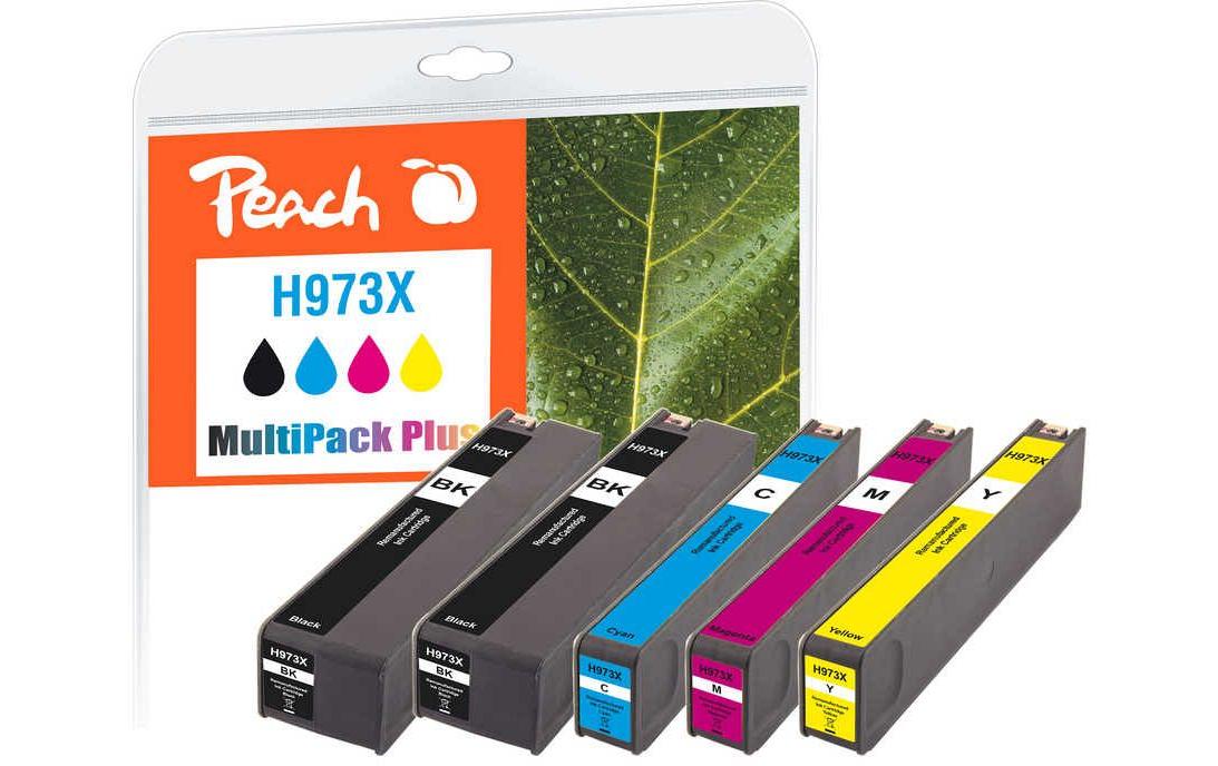 Tinte HP No. 973X Multi-Pack-Plus C, M, Y, 2x BK<br>Druckerpatrone: Schwarz, Cyan, Magenta und Gelb