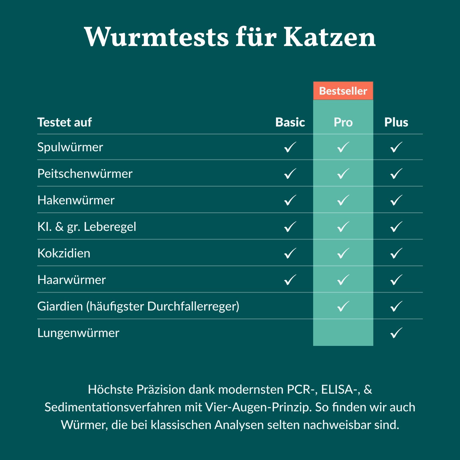 Wurmtest Pro Katze