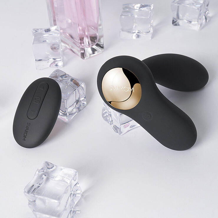 Svakom Vick Anal Vibrator med Fjernstyring Sort