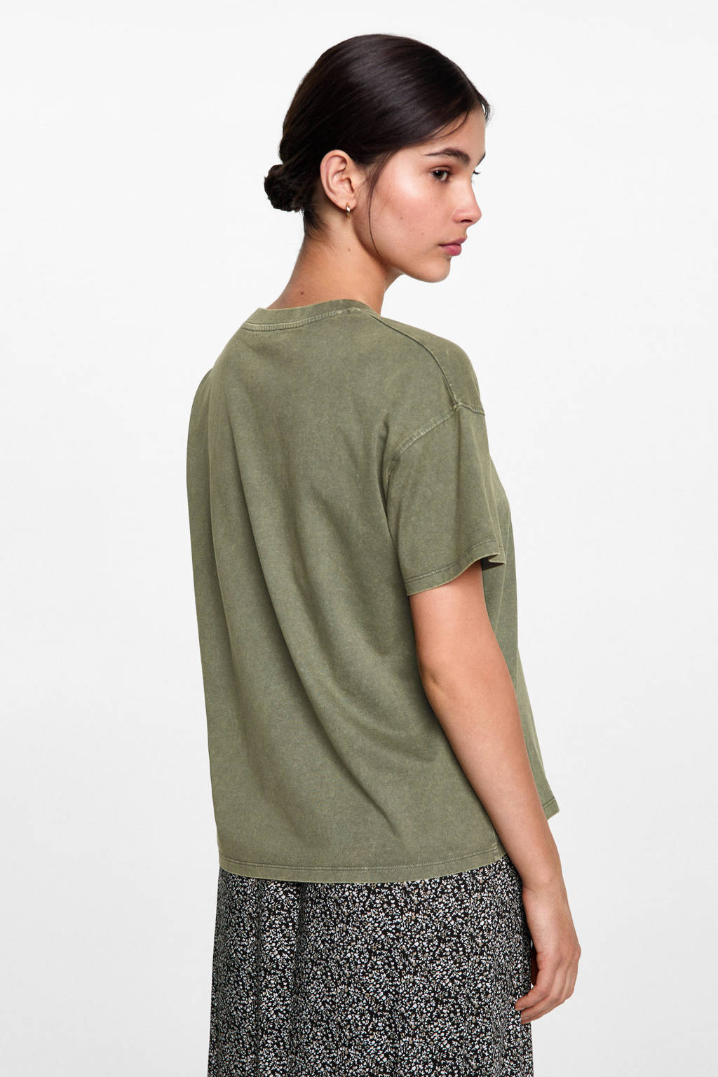MANGO TEEN t-shirt groen