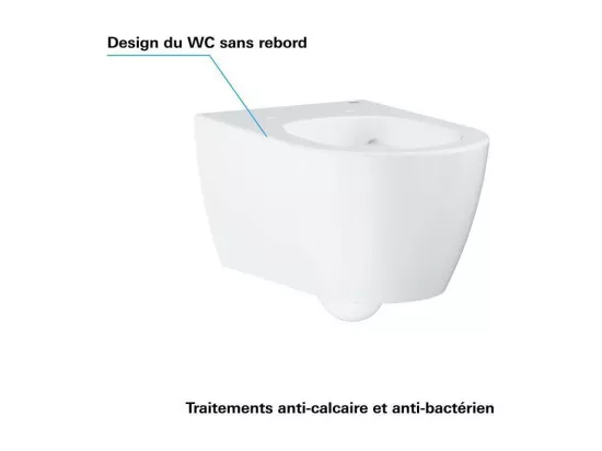 GROHE Cuvette WC suspendue Essence sans bride