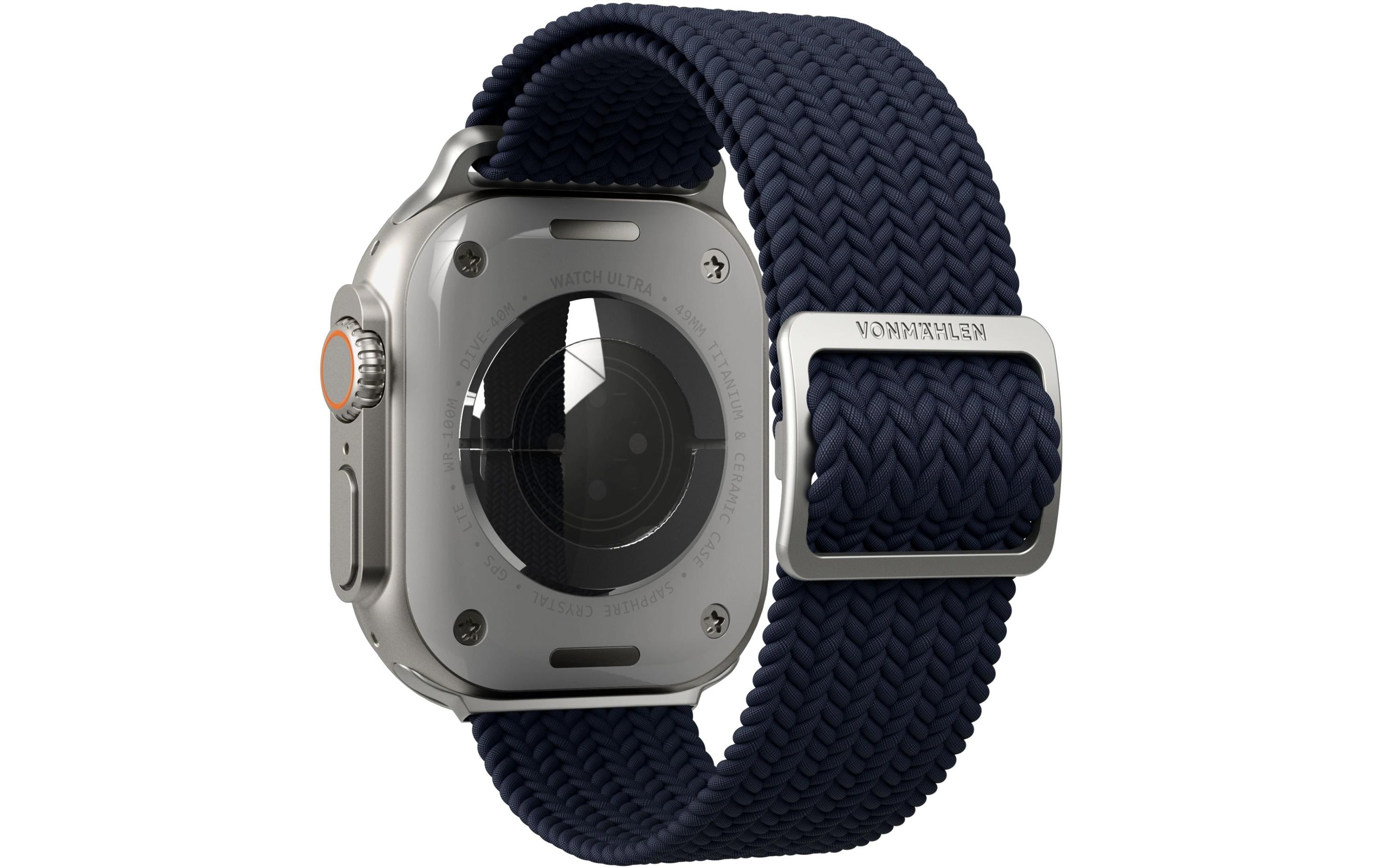 Armband Woven Loop Apple Watch 42/44/45/49 mm NavyArmband für Apple Watch 42/44/45/49 mm