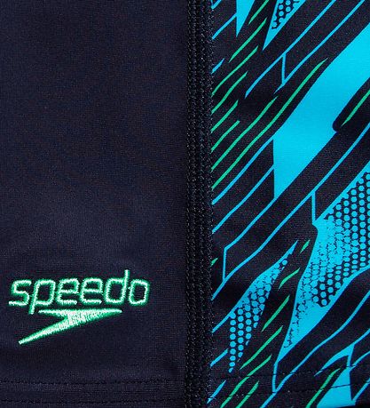 Speedo Bådebukser - Hyperboom Panel Jammer - Navy/ Grøn