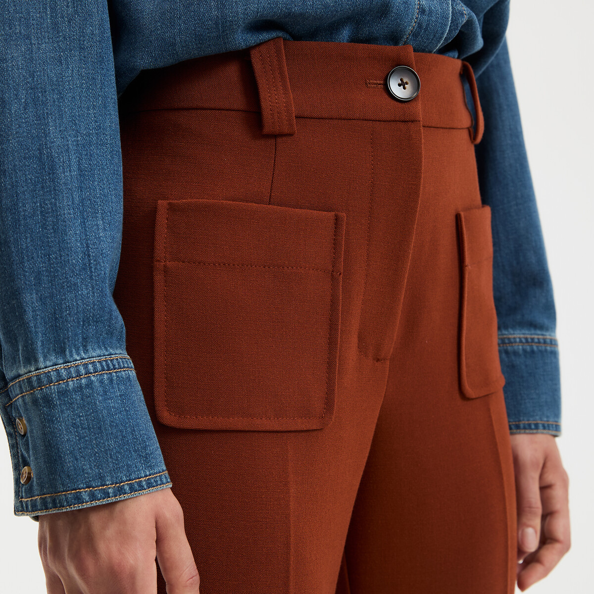 COLEÇÕES LA REDOUTE<br>Flare broek, Assinatura FELICIEN