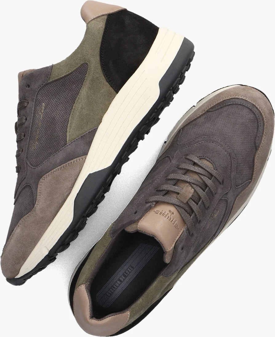 CYCLEUR DE LUXE grijze cycleur de luxe lage sneakers anchor