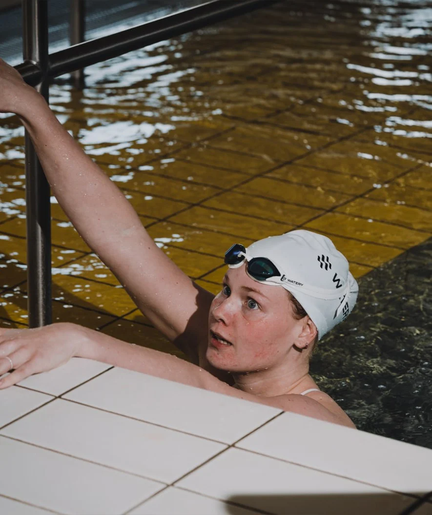 Watery badehætte (fra 10 år) - Signature - Hvid