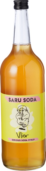 Saru Soda Siroop Vlier (1000 ml)