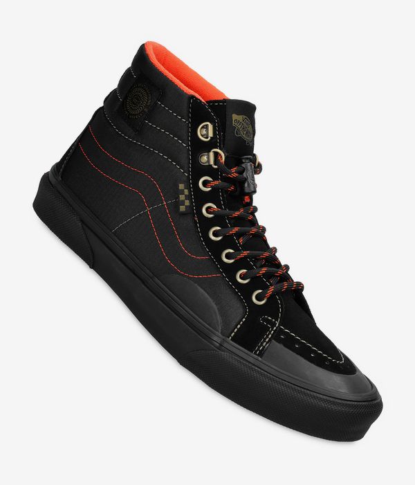 Vans x Spitfire Skate Sk8-Hi Reissue Schuh (black flame)