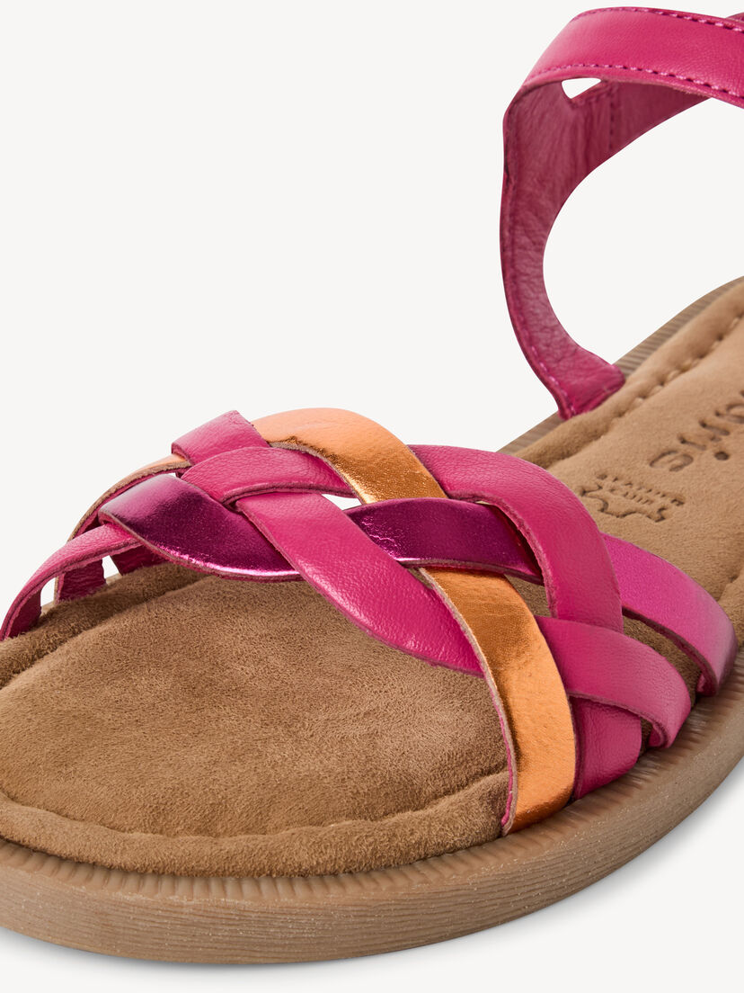 Leren Sandaal - pink