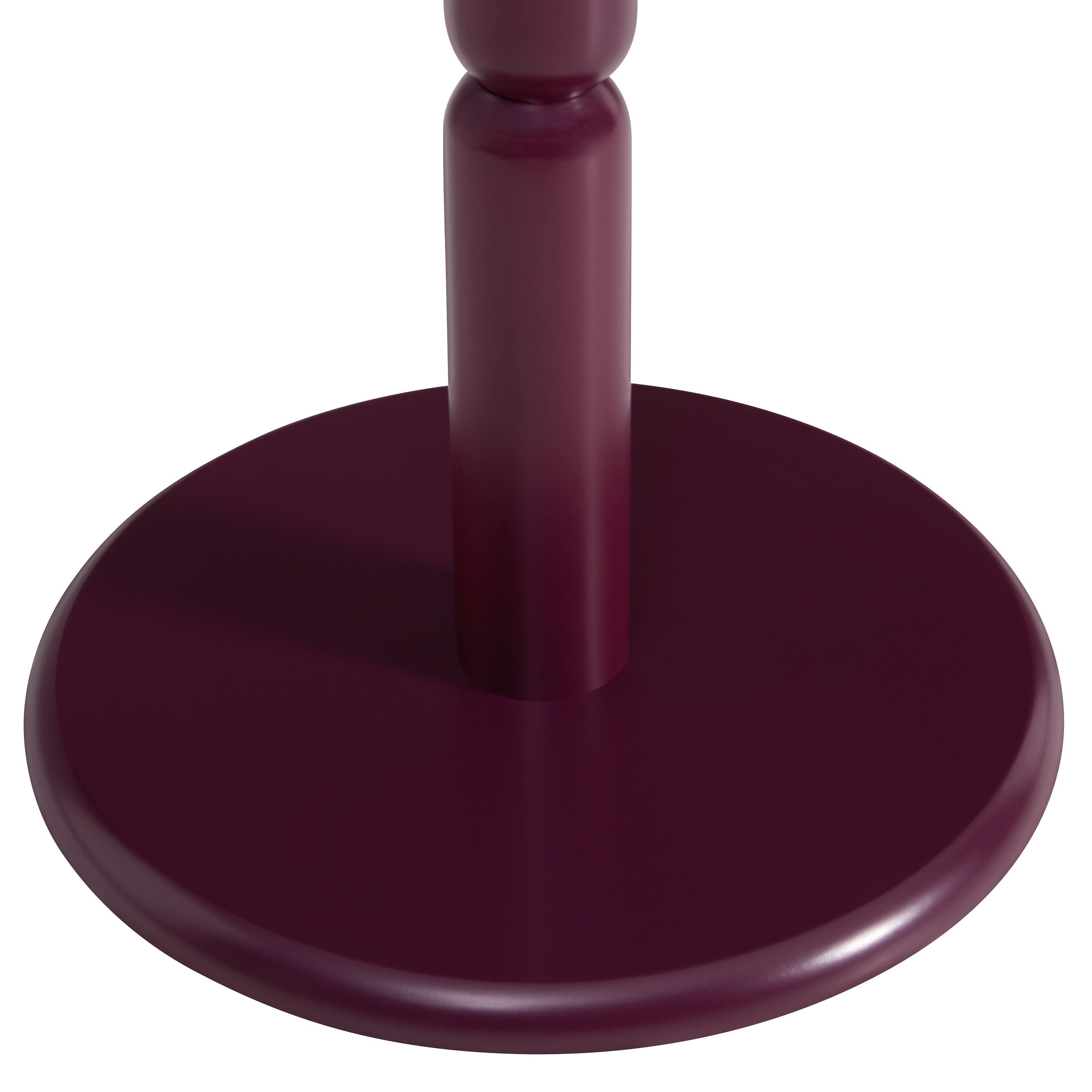 VERA Beistelltisch - Aubergine / H: 45.0 cm