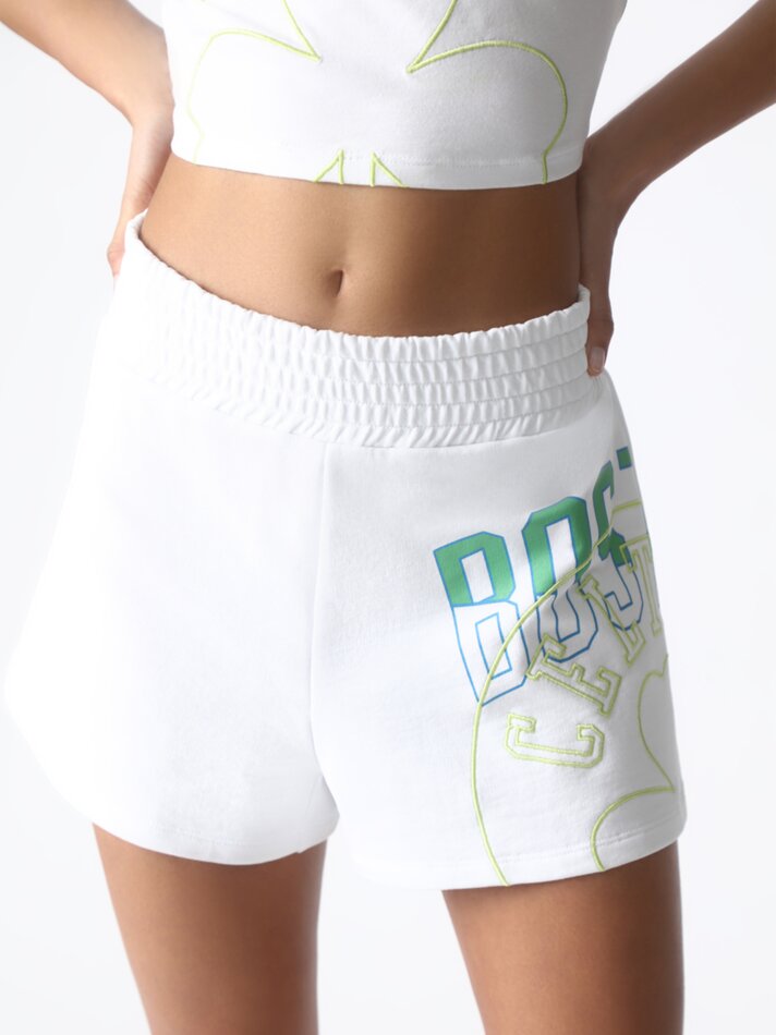 Calção branco do Boston Celtics da NBA