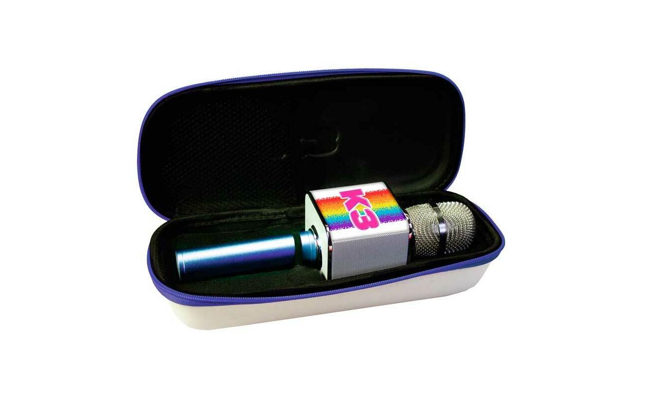 K3 Regenboog Karaokemicrofoon met luidspreker