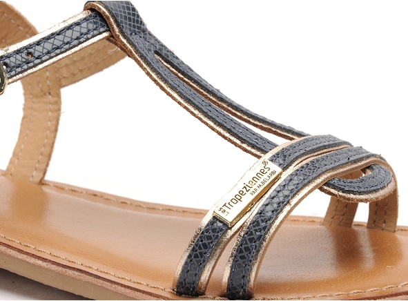 Les tropeziennes nu pieds enfant badazar bleu