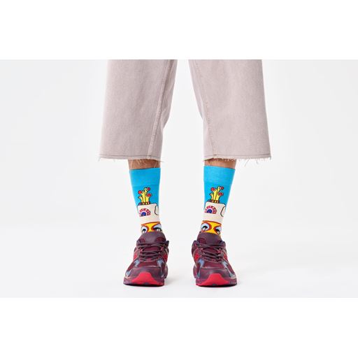 Happy Socks Beatles Yellow Submarine Strømper, Turquoise, 41-46