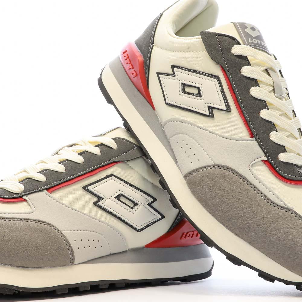 Lotto Baskets Beige/Gris Homme Lotto Twenty 5