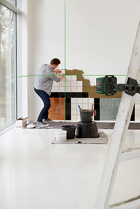 Niveau laser en croix Bosch Quigo vert 12 m