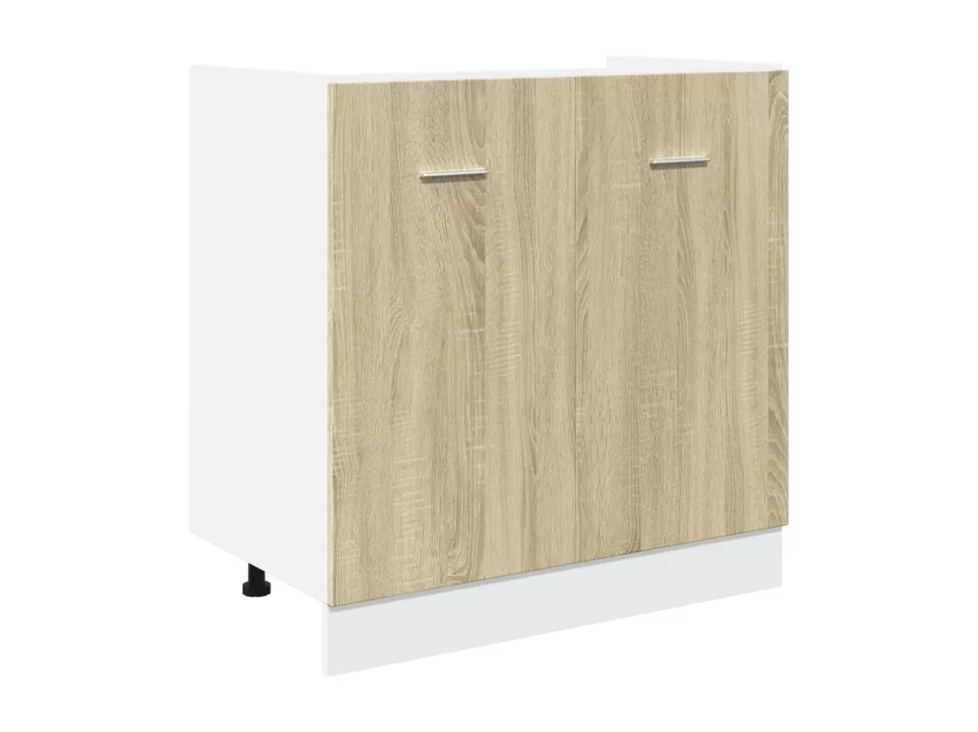 Ensemble d'armoires de cuisine 4 pcs chêne sonoma