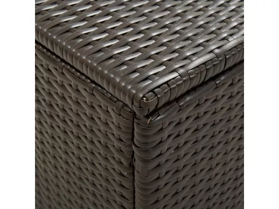 Coffre boîte meuble de résine marron 200 x 50 x 60 cm 02_0013123