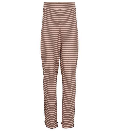 Sofie Schnoor Mädchen Hosen - gestreift - warm Brown