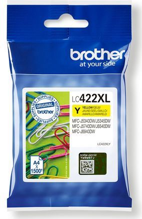 Original Ink Cartridge Brother LC-422XLY Yellow