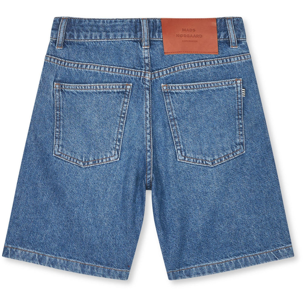 Køb Mads Nørgaard Blue Wash Hildred Blue Conner Shorts
