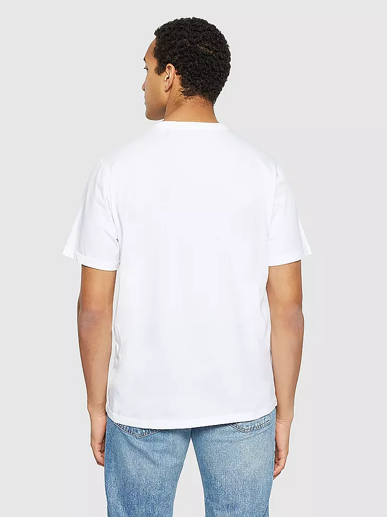 KNOWLEDGE COTTON APPAREL T-Shirt weiss