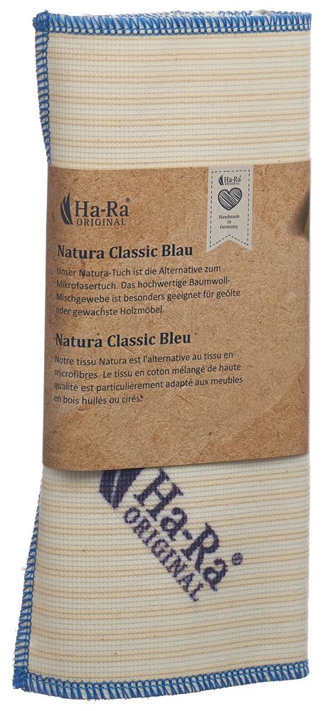 HA-RA Natura-Tuch Classic<br>1 Stück, blau