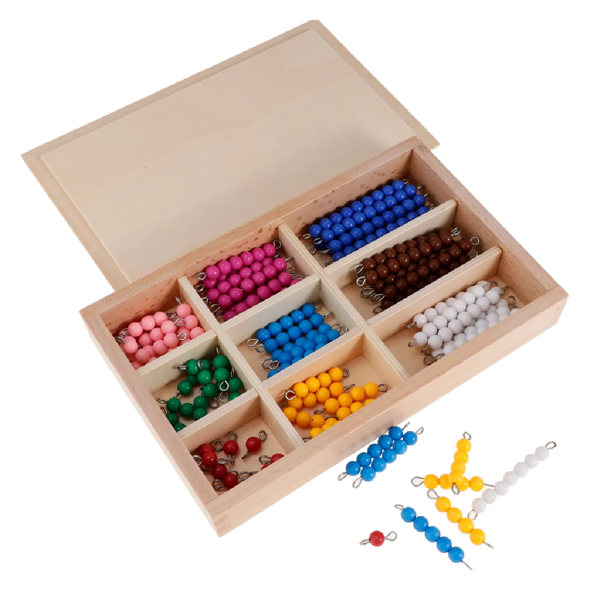 Montessori Matériel Math - Barre de Perles