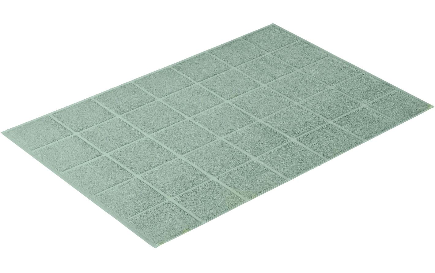 Badteppich Pratos 60 x 90 cm, Soft GreenBadeteppich aus reiner Baumwolle