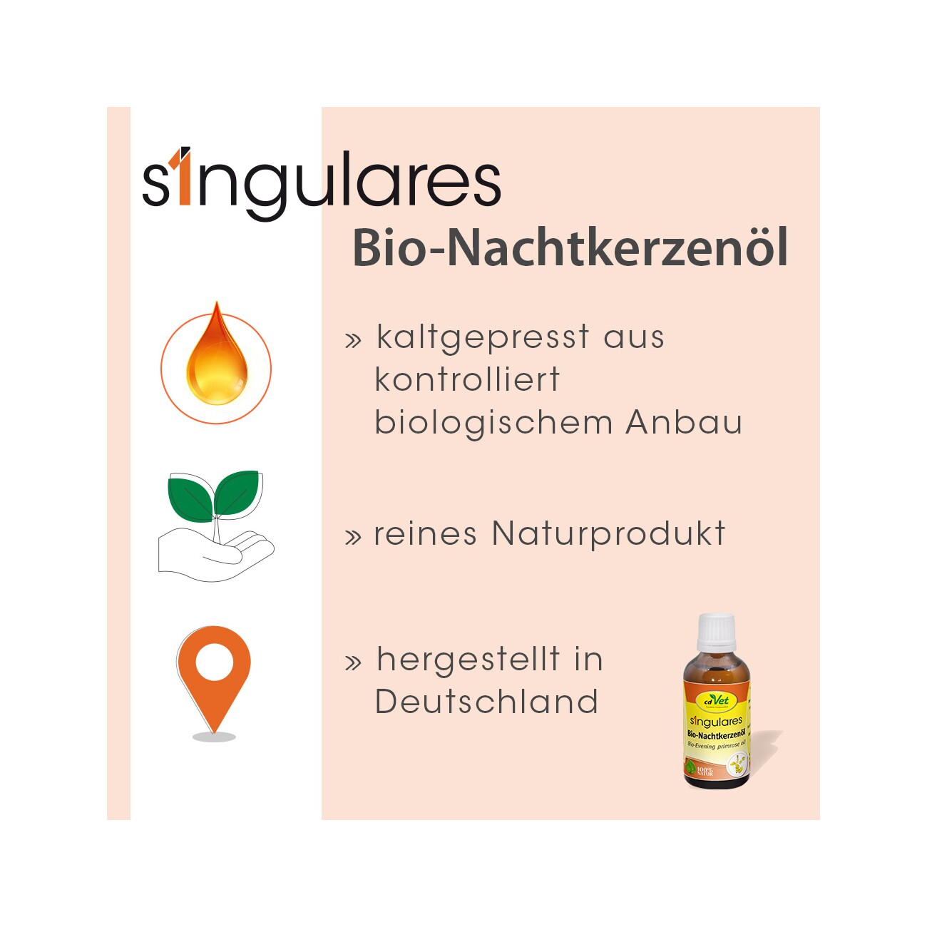 cdVet Singulares Bio-Nachtkerzenöl 50 ml